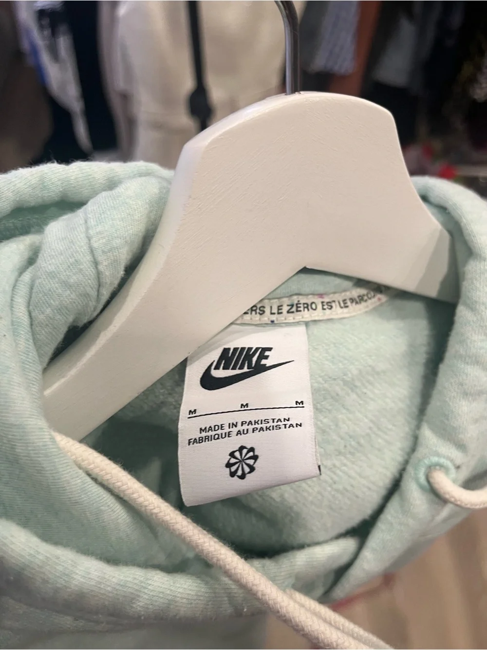 Nike Men's Mint Green Pullover Hoodie